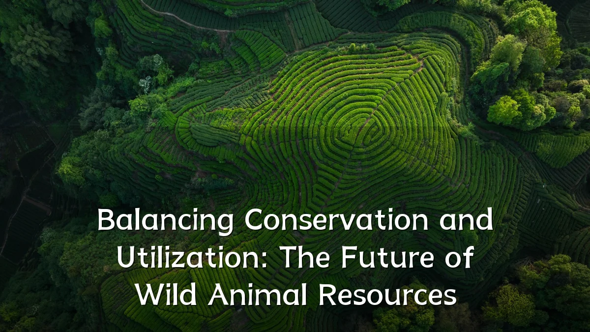 Balancing Conservation and Utilization: The Future of Wild Animal Resources