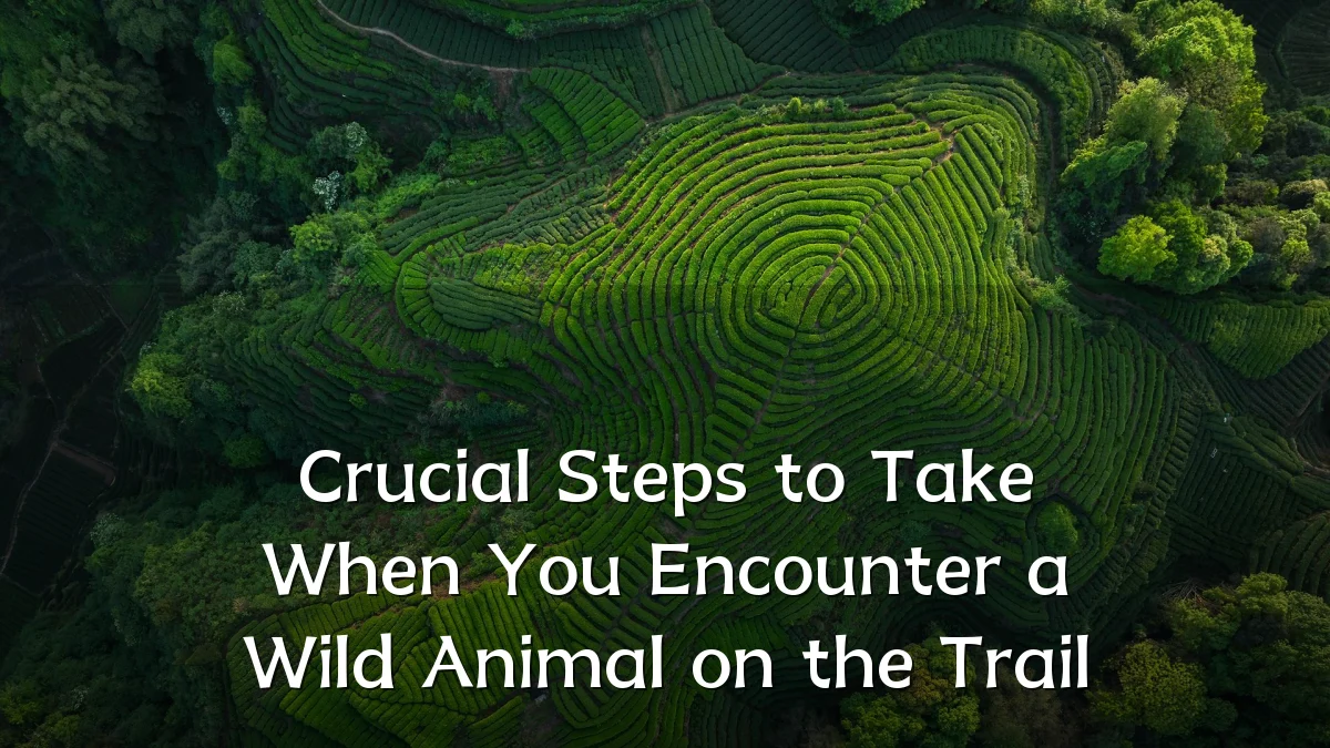 Crucial Steps to Take When You Encounter a Wild Animal on the Trail