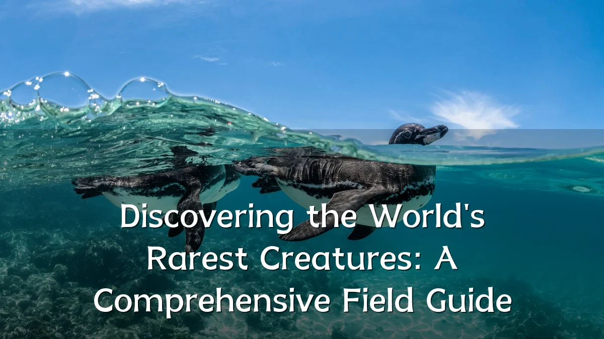 Discovering the World's Rarest Creatures: A Comprehensive Field Guide