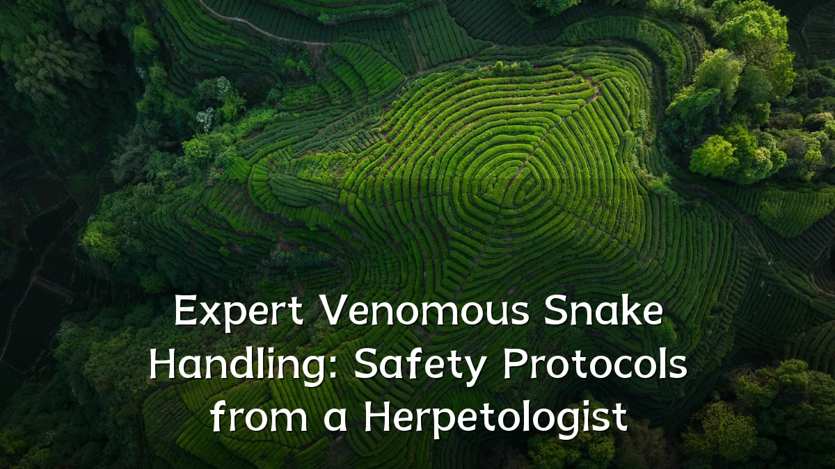 Expert Venomous Snake Handling: Safety Protocols from a Herpetologist