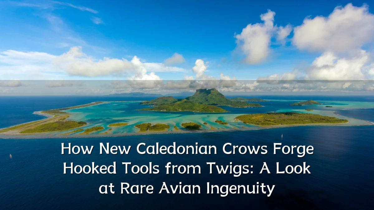 How New Caledonian Crows Forge Hooked Tools from Twigs: A Look at Rare Avian Ingenuity