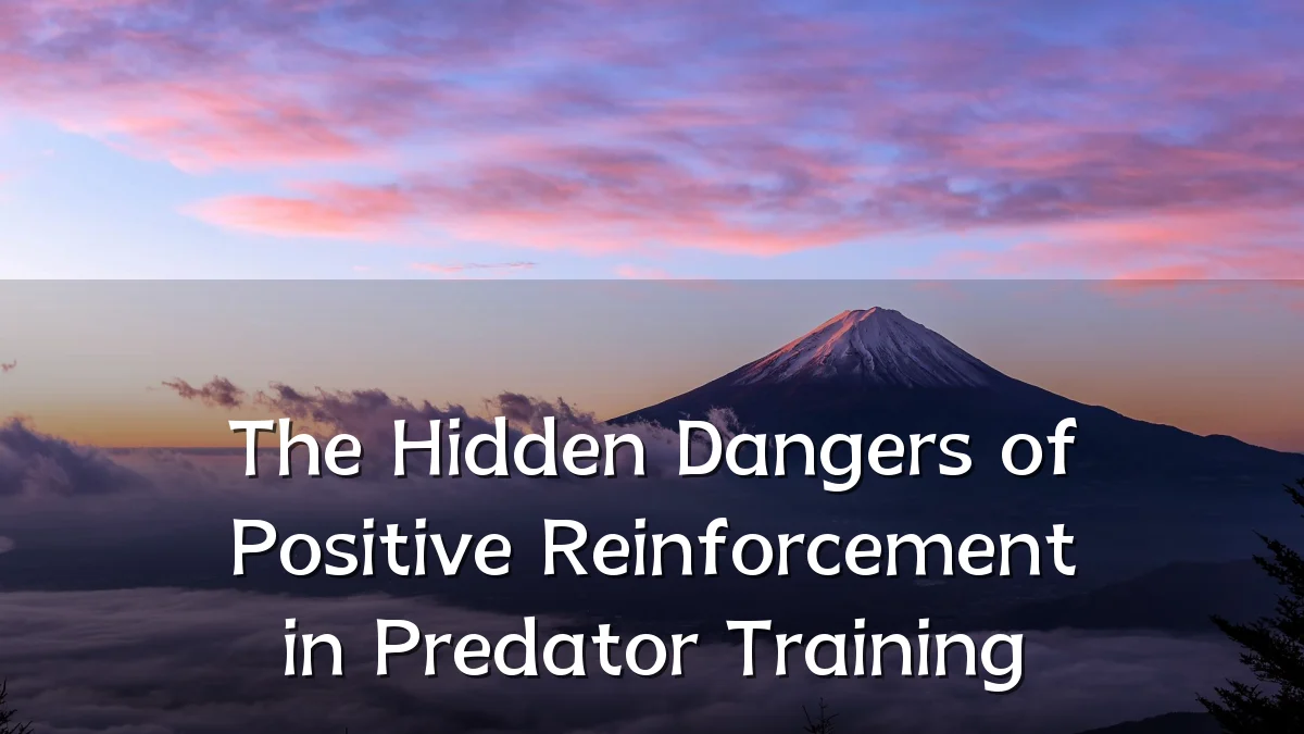 The Hidden Dangers of Positive Reinforcement in Predator Training
