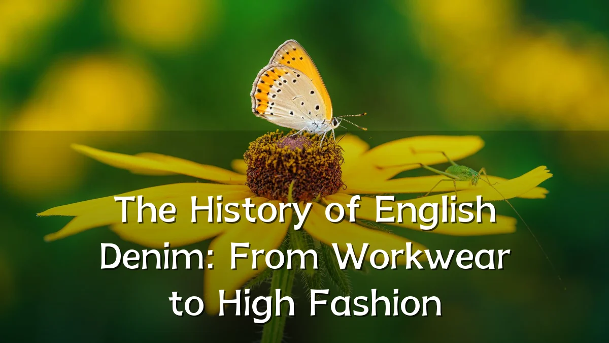 The History of English Denim: From Workwear to High Fashion