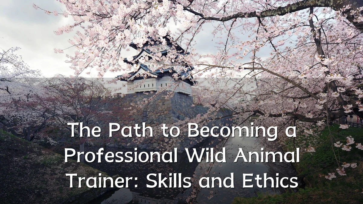 The Path to Becoming a Professional Wild Animal Trainer: Skills and Ethics