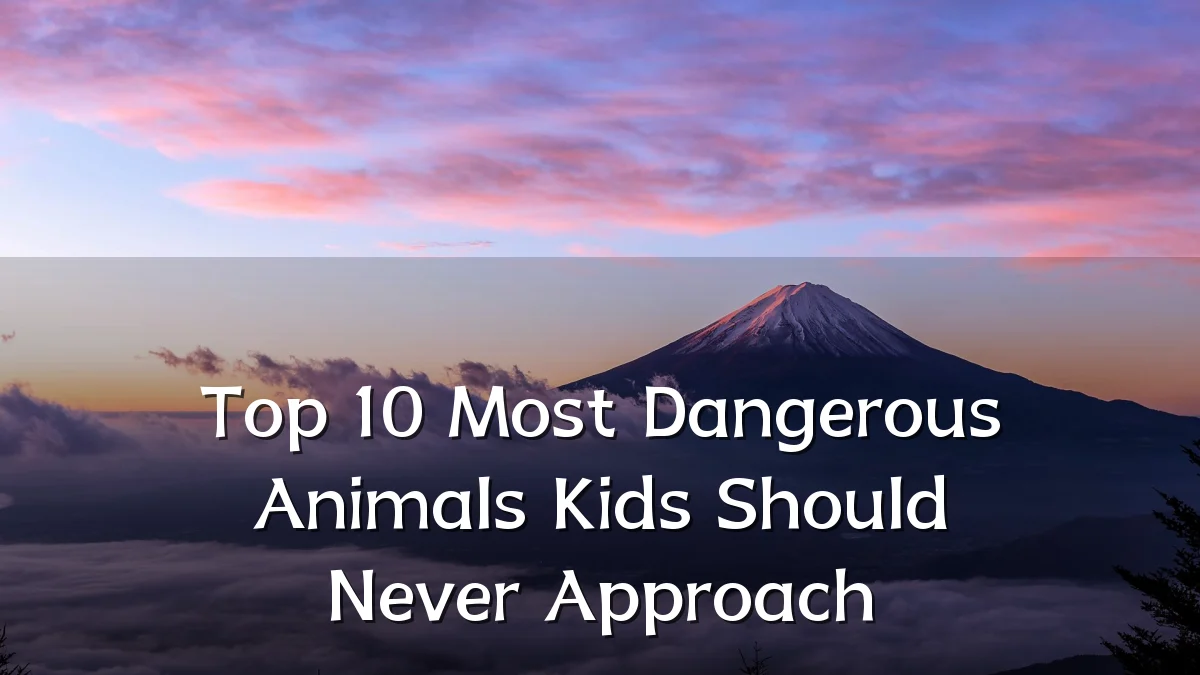 Top 10 Most Dangerous Animals Kids Should Never Approach