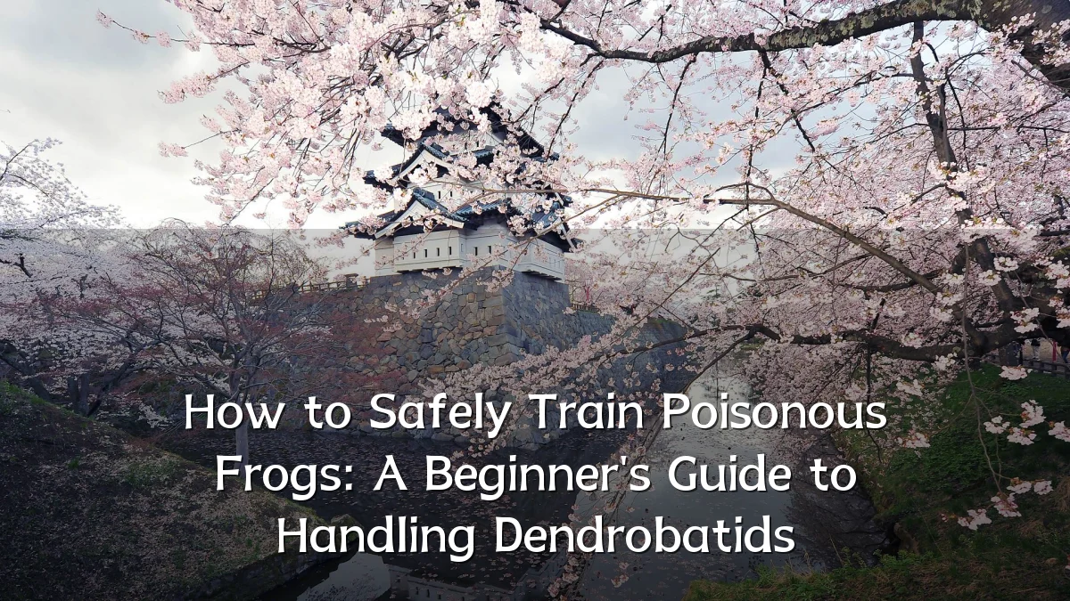 How to Safely Train Poisonous Frogs: A Beginner's Guide to Handling Dendrobatids