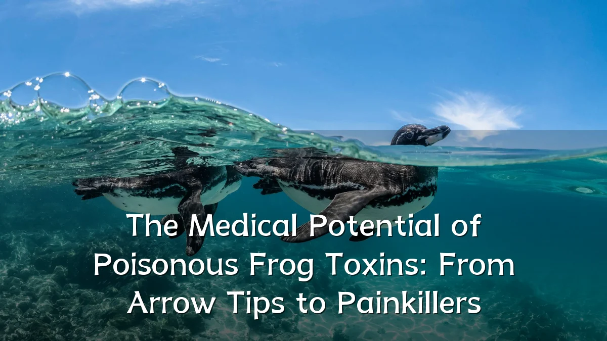 The Medical Potential of Poisonous Frog Toxins: From Arrow Tips to Painkillers
