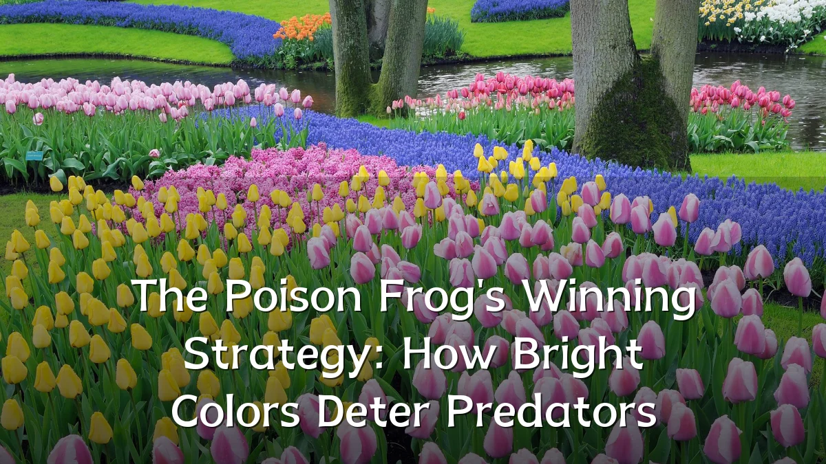 The Poison Frog's Winning Strategy: How Bright Colors Deter Predators